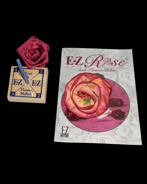 Deluxe EZ Bow Maker with Ribbon Rose Maker Attachment – EZ Craft